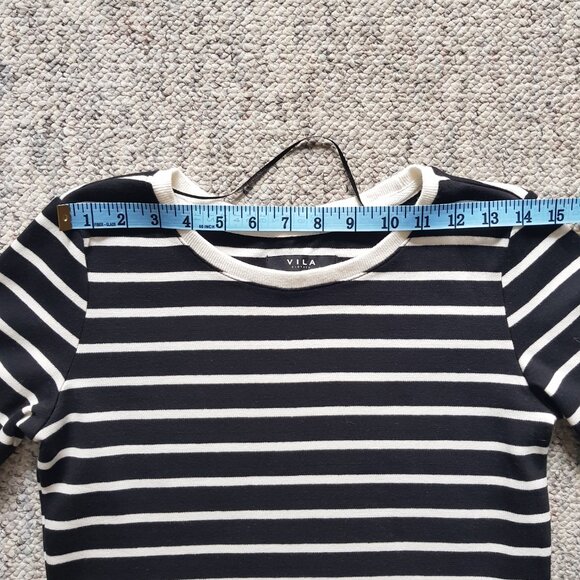 NWOT Vila long sleeve cotton dress - Picture 8 of 10